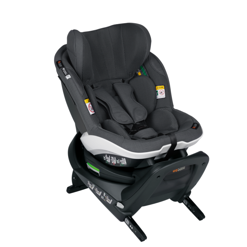 Scaun auto BeSafe iZi Turn M i-Size Gri Anthracite Mesh