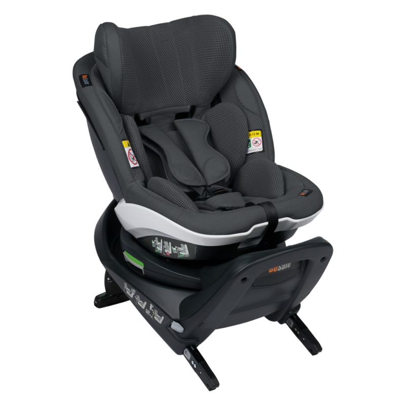 Scaun auto rotativ iZi Turn i-Size Gri Anthracite Mesh